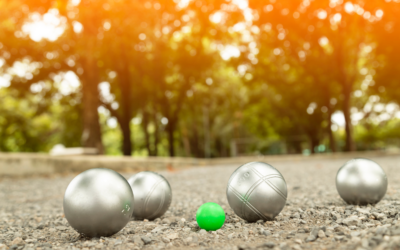 Concours de pétanque à Vaugneray